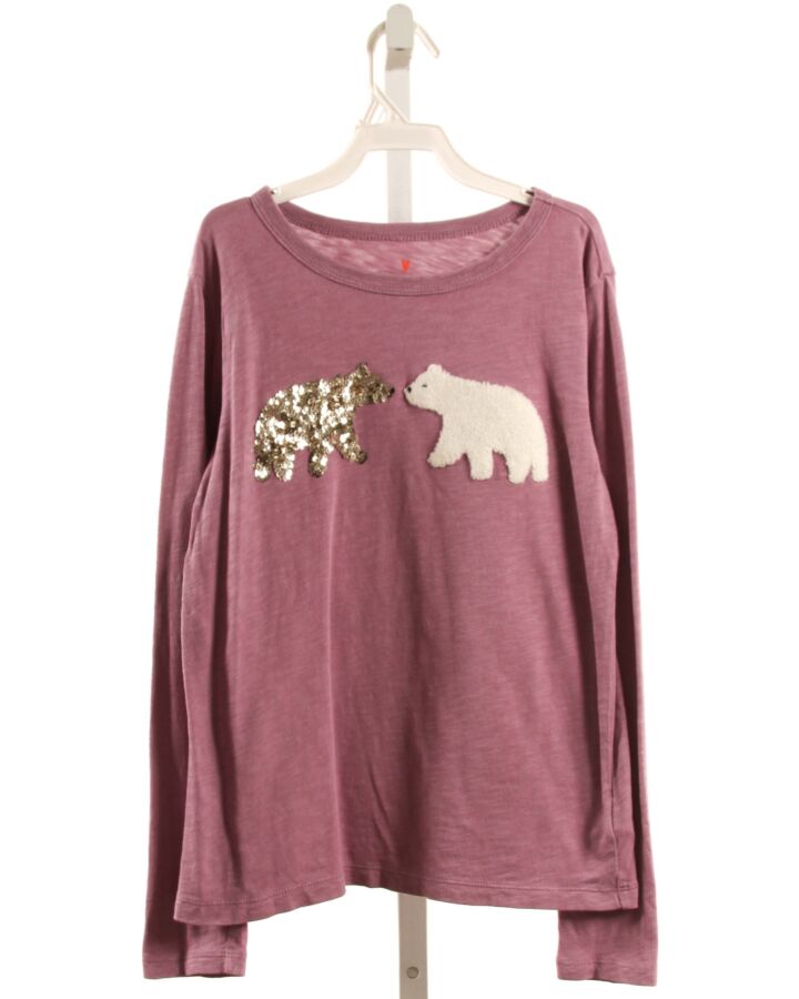 CREWCUTS  PURPLE    KNIT LS SHIRT