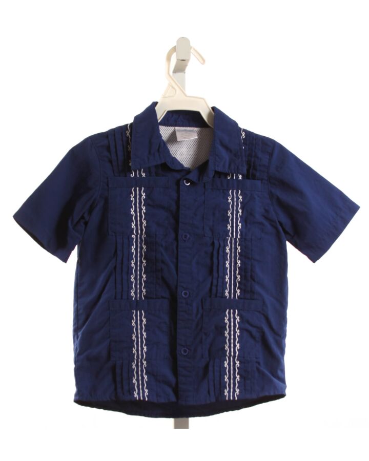 BLUE QUAIL  NAVY    DRESS SHIRT