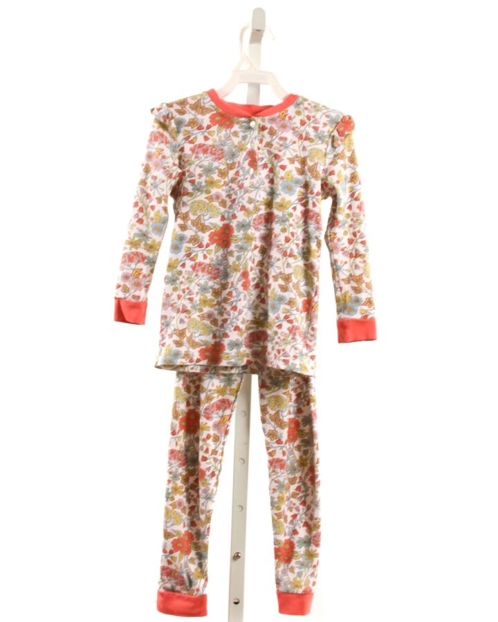 BELLA BLISS  MULTI-COLOR  FLORAL  LOUNGEWEAR WITH RUFFLE