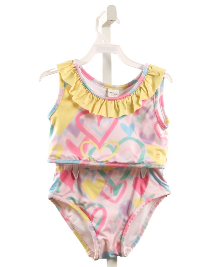 SET BY LULLABY SET  PINK    2-PIECE SWIMSUIT WITH RUFFLE