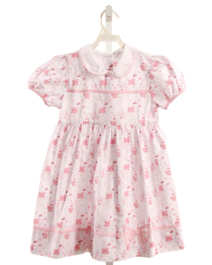 LULLABY SET  LT PINK   APPLIQUED DRESS