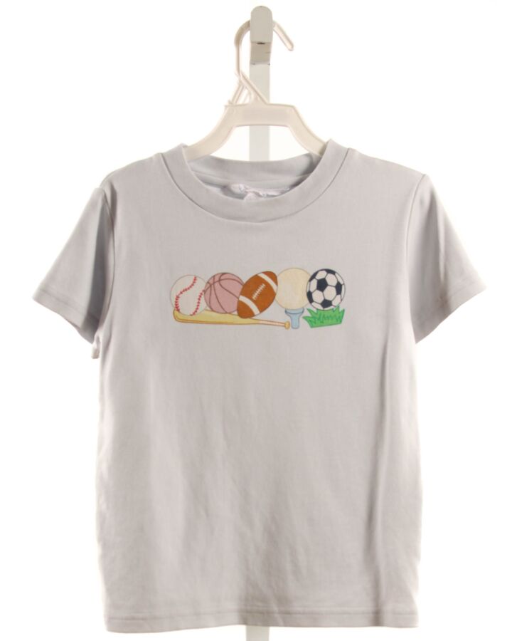 EYELET & IVY  LT BLUE   PRINTED DESIGN T-SHIRT