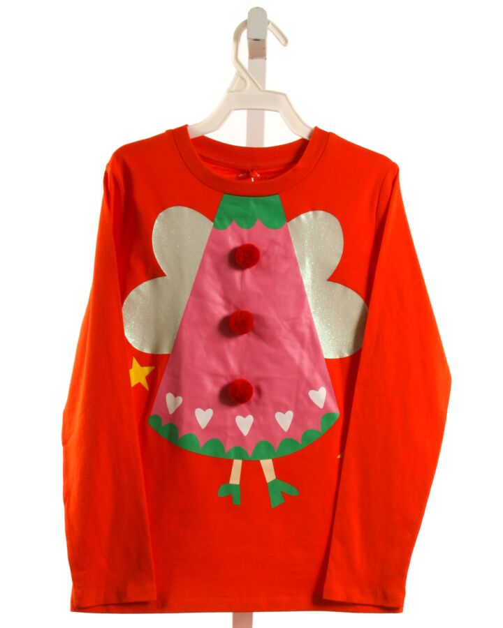 STELLA MCCARTNEY  RED   PRINTED DESIGN T-SHIRT