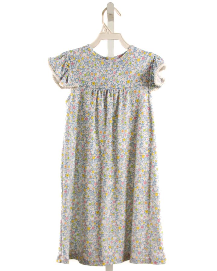 EYELET & IVY  LT BLUE  FLORAL  KNIT DRESS