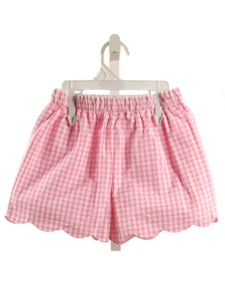 LITTLE ENGLISH  PINK SEERSUCKER GINGHAM  SHORTS