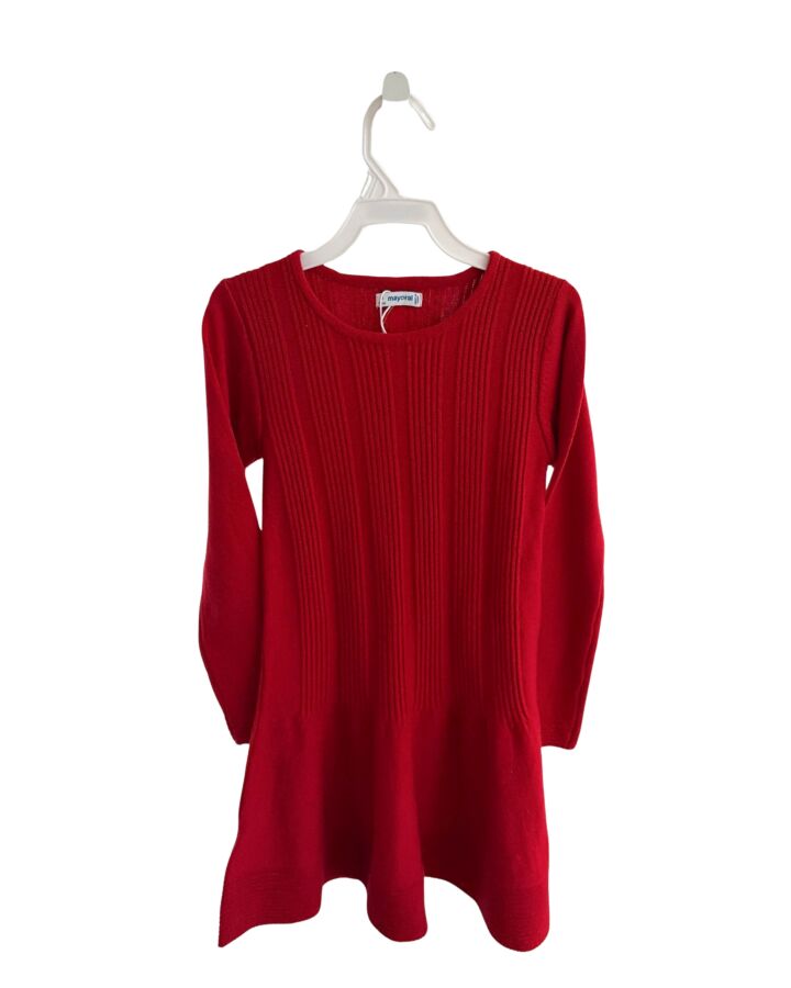 MAYORAL RED KNIT DRESS