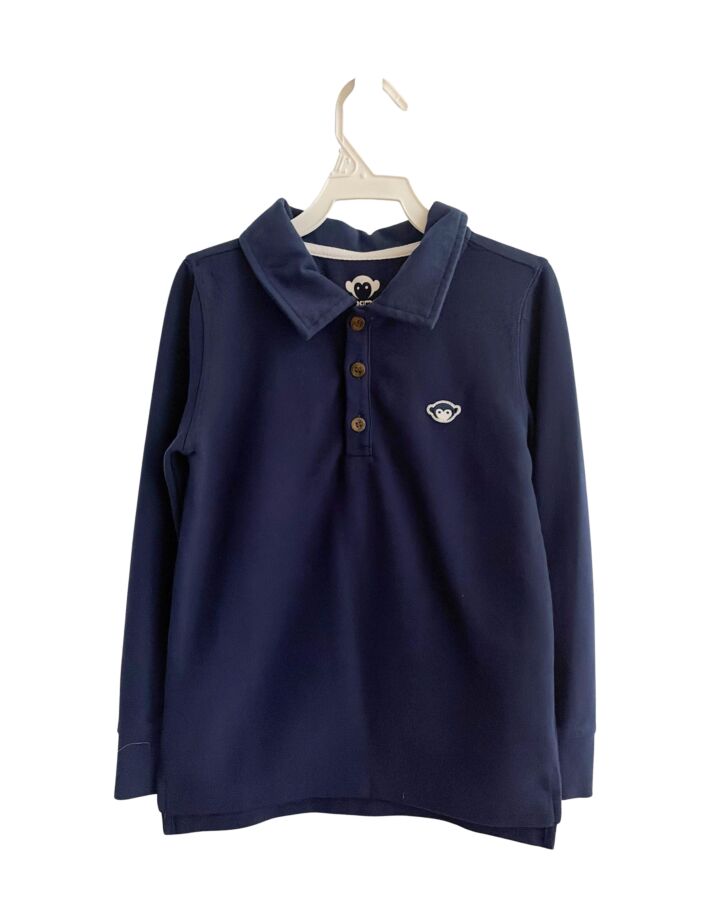 APPAMAN  BLUE    KNIT LS SHIRT