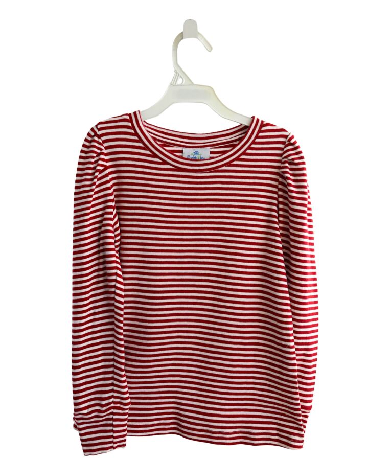 EYELET & IVY  RED  STRIPED  KNIT LS SHIRT