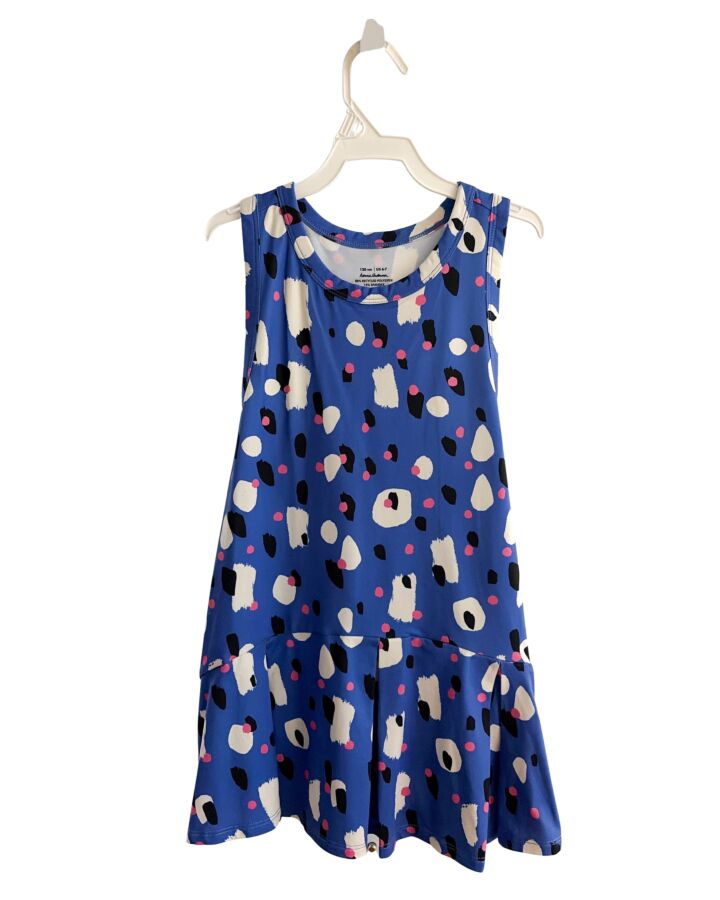HANNA ANDERSSON  BLUE   PRINTED DESIGN KNIT DRESS