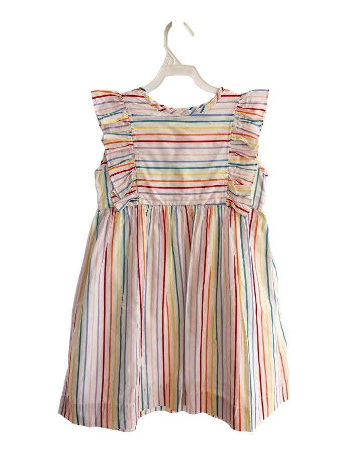 EYELET & IVY  MULTI-COLOR  STRIPED  DRESS WITH RUFFLE