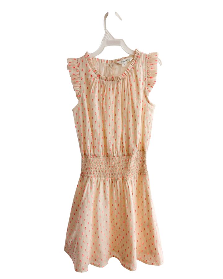 EYELET & IVY  PINK SWISS DOT   DRESS WITH RUFFLE