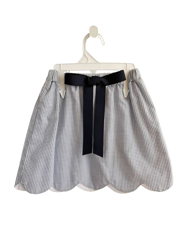 NO TAG  BLUE  GINGHAM  SKIRT