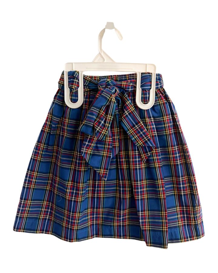 EYELET & IVY  BLUE  PLAID  SKIRT