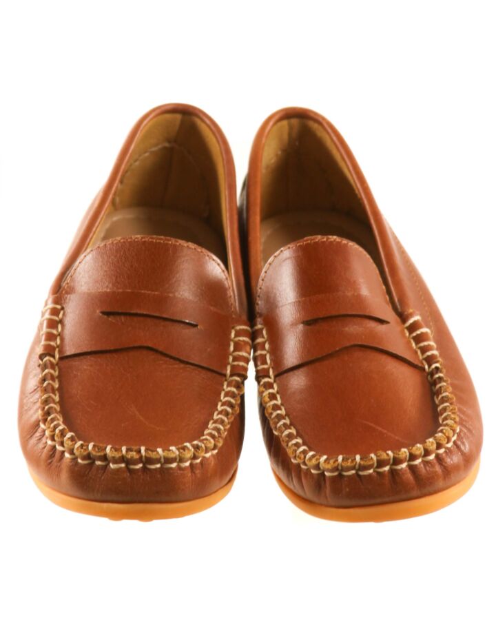 ELEPHANTITO BROWN LOAFERS *NEW WITHOUT TAG *NWT SIZE TODDLER 12