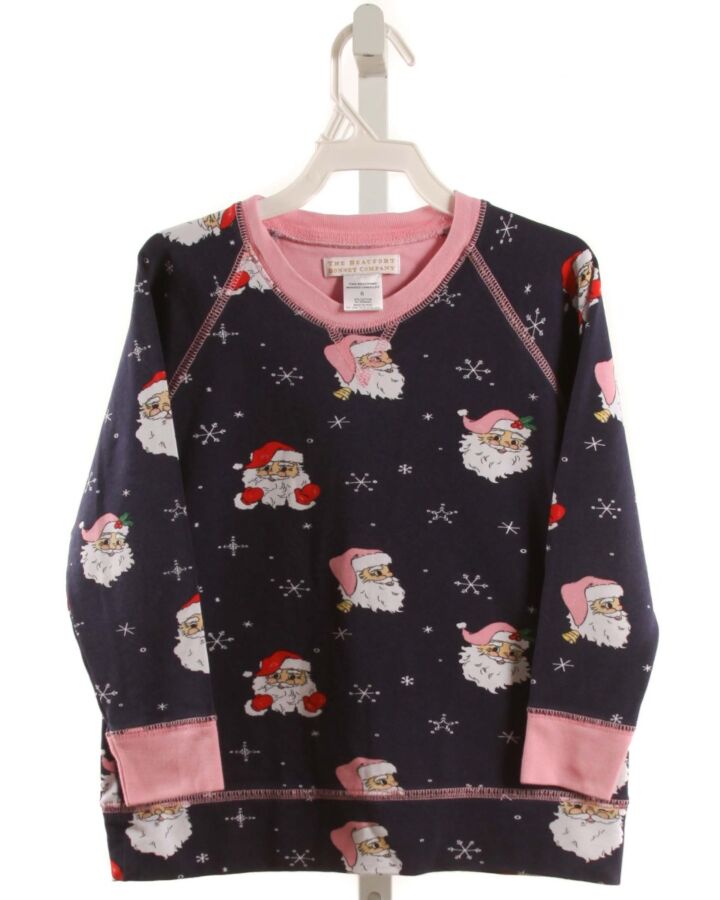 THE BEAUFORT BONNET COMPANY  NAVY  PRINT  PULLOVER