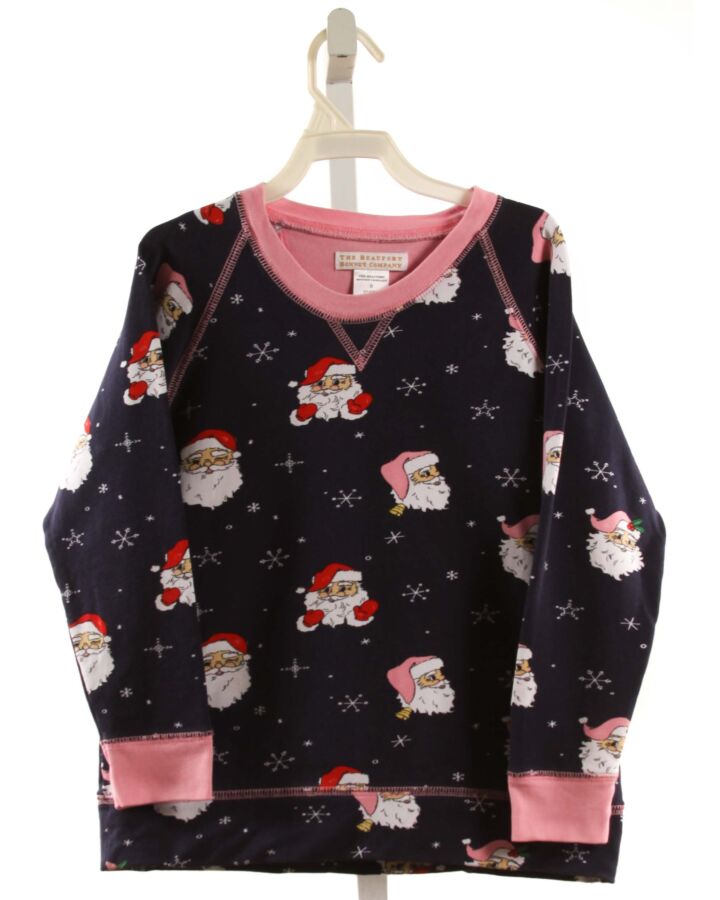 THE BEAUFORT BONNET COMPANY  NAVY  PRINT  PULLOVER