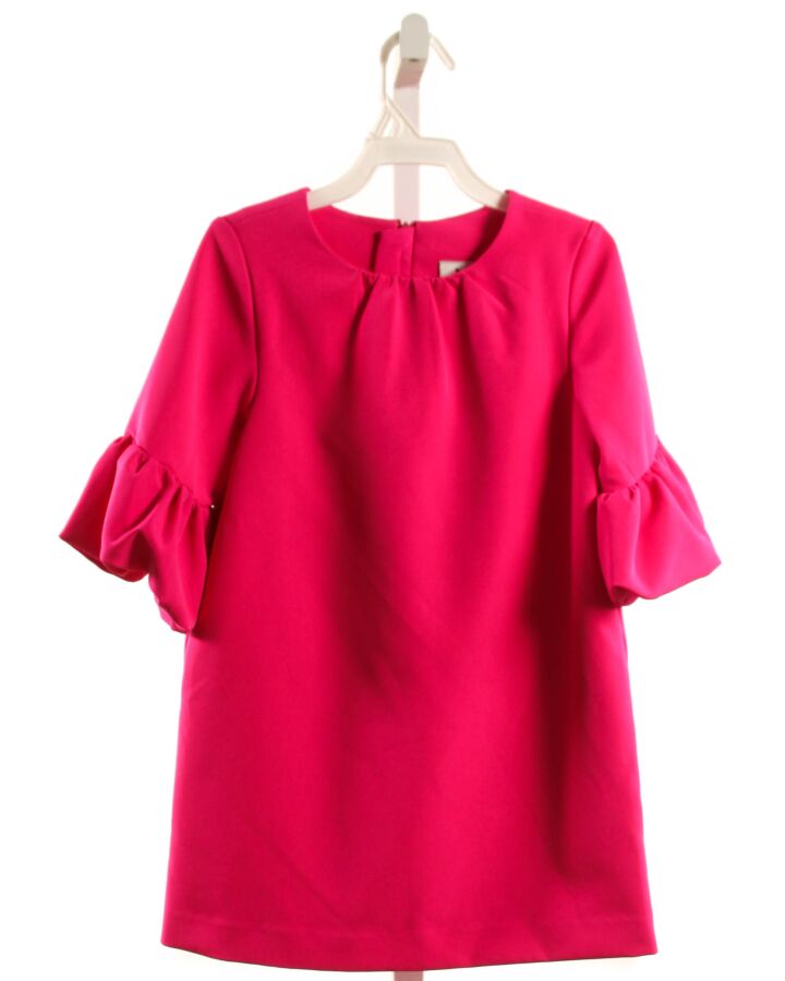 MILLY  HOT PINK    DRESS WITH BUBBLE HEM