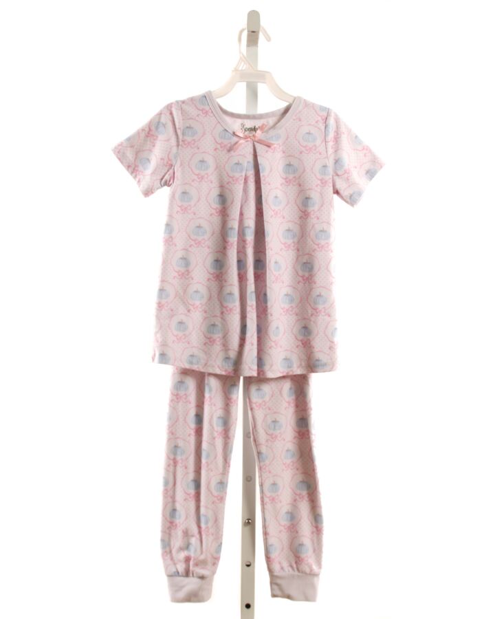 SERENDIPITY  LT BLUE FLEECE PRINT  LOUNGEWEAR