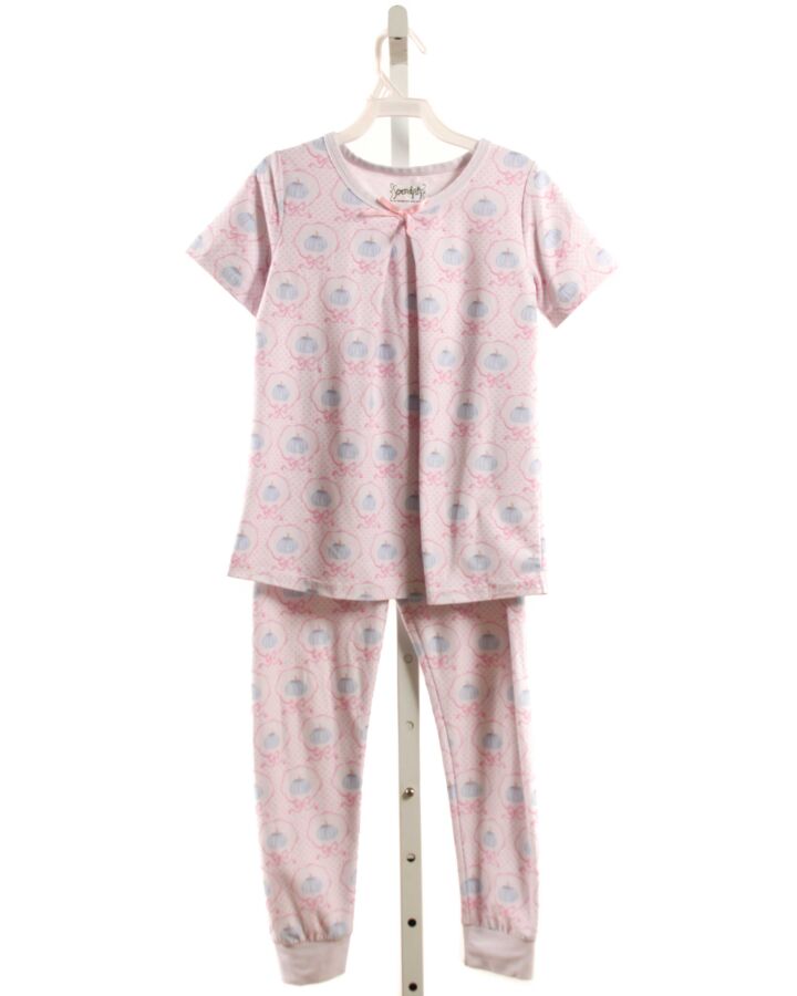 SERENDIPITY  LT BLUE FLEECE PRINT  LOUNGEWEAR
