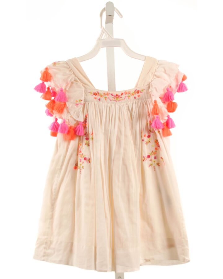 NELLYSTELLA  OFF-WHITE  FLORAL EMBROIDERED DRESS