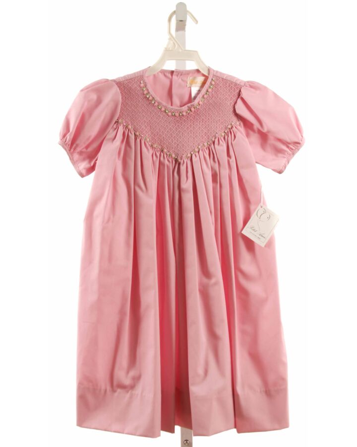 PETIT AMI  PINK   SMOCKED DRESS