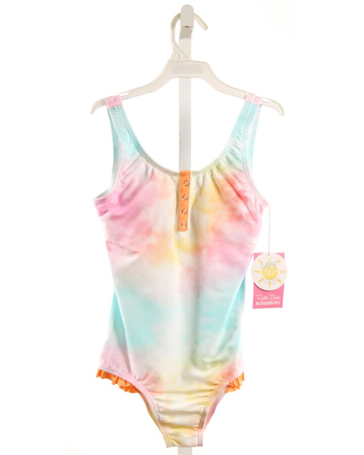 RUFFLE BUTTS  MULTI-COLOR    1-PIECE SWIMSUIT