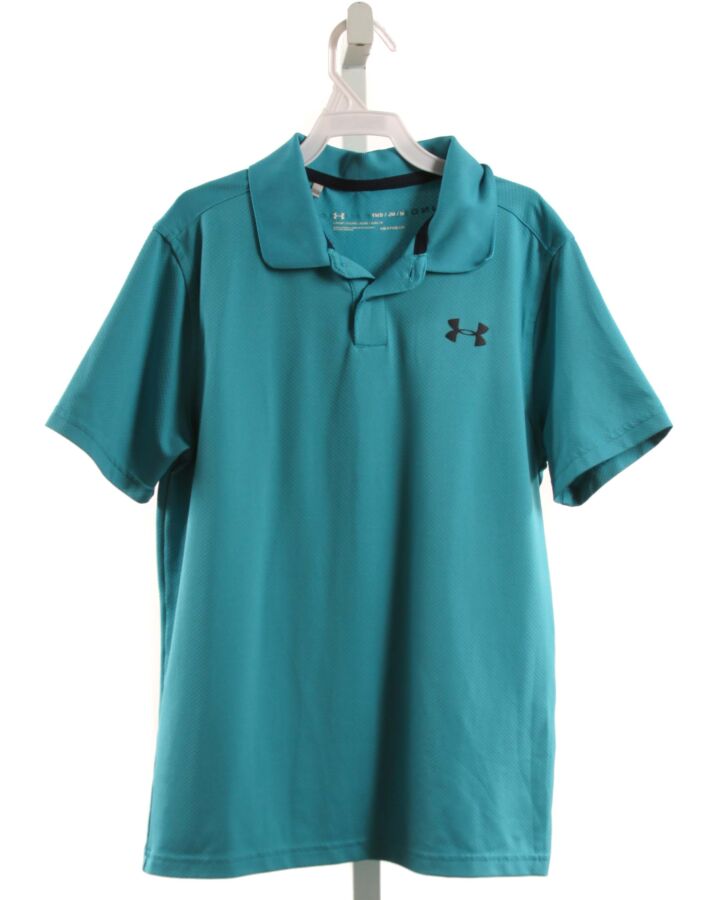 UNDER ARMOUR  BLUE    KNIT SS SHIRT