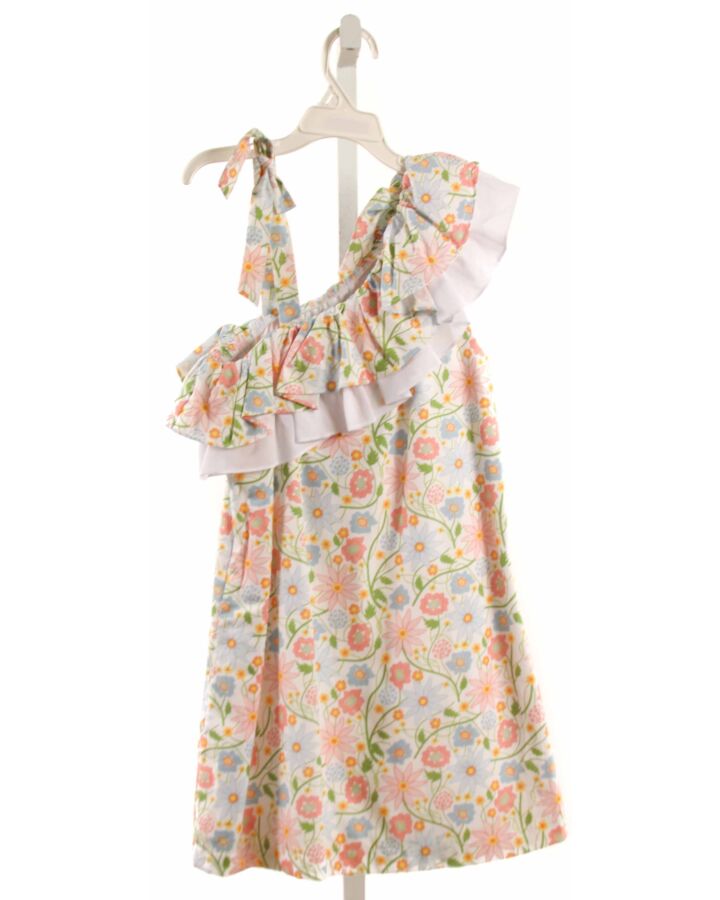 BELLA BLISS  PINK  FLORAL  DRESS WITH RUFFLE