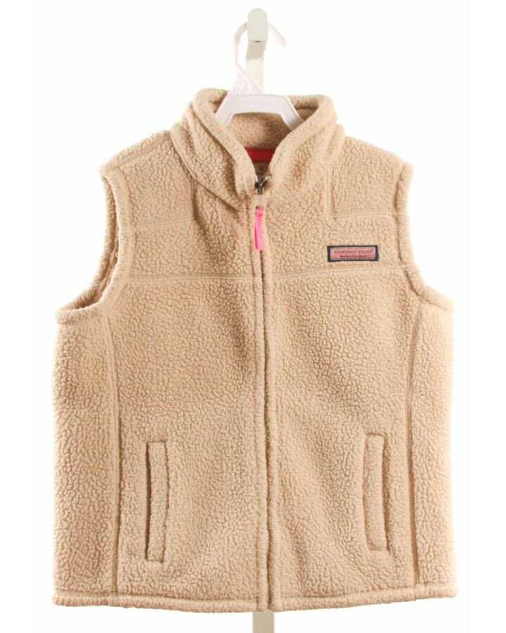 VINEYARD VINES  BROWN FLEECE   VEST