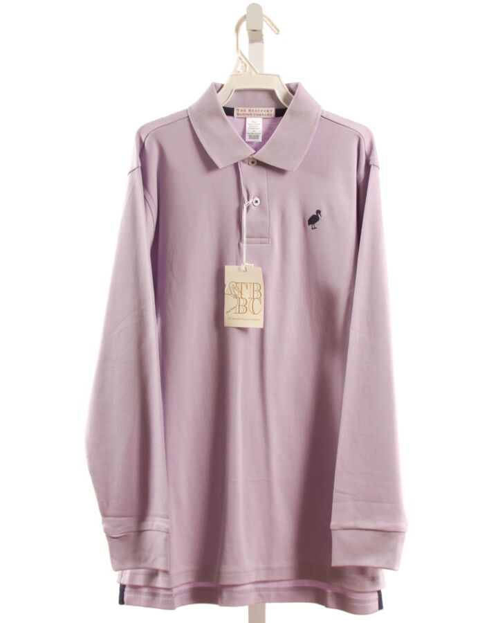 THE BEAUFORT BONNET COMPANY  LAVENDER    KNIT LS SHIRT