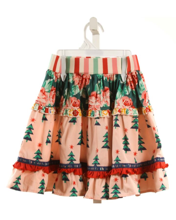 WILD FLOWERS  PINK  PRINT  SKIRT