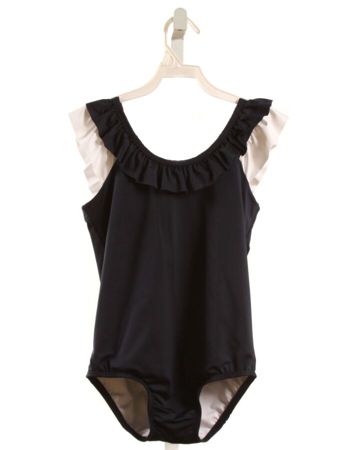 BELLA BLISS  NAVY    1-PIECE SWIMSUIT WITH RUFFLE