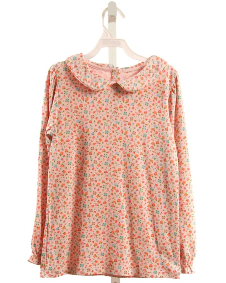 THE BEAUFORT BONNET COMPANY  PINK  FLORAL  KNIT LS SHIRT