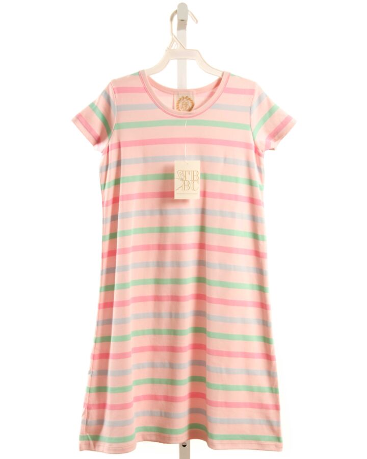 THE BEAUFORT BONNET COMPANY  PINK  STRIPED  KNIT DRESS