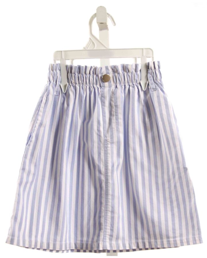 BELLA BLISS  LT BLUE  STRIPED  SKIRT