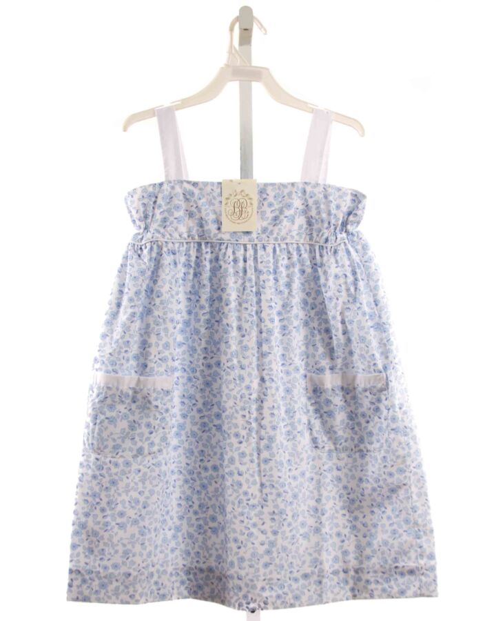 THE BEAUFORT BONNET COMPANY  LT BLUE  FLORAL  DRESS