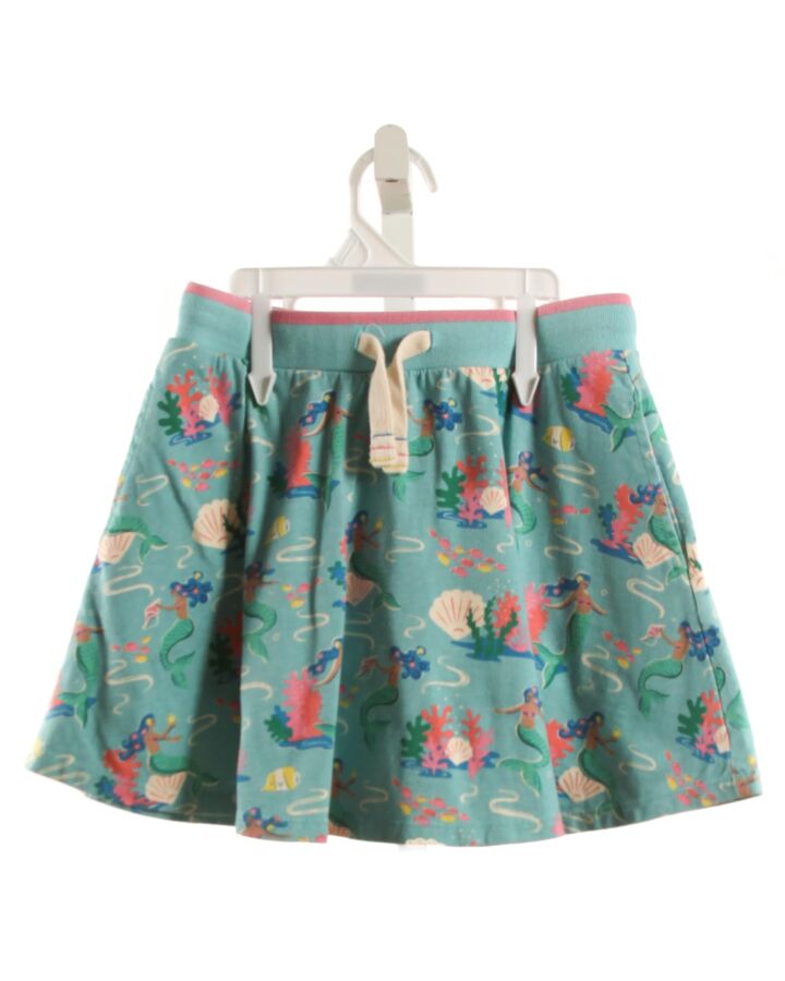 MINI BODEN  BLUE   PRINTED DESIGN SKORT
