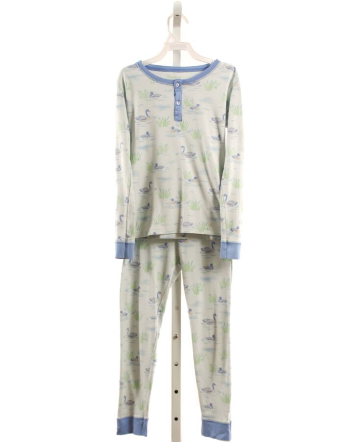THE BEAUFORT BONNET COMPANY  LT BLUE   PRINTED DESIGN LOUNGEWEAR