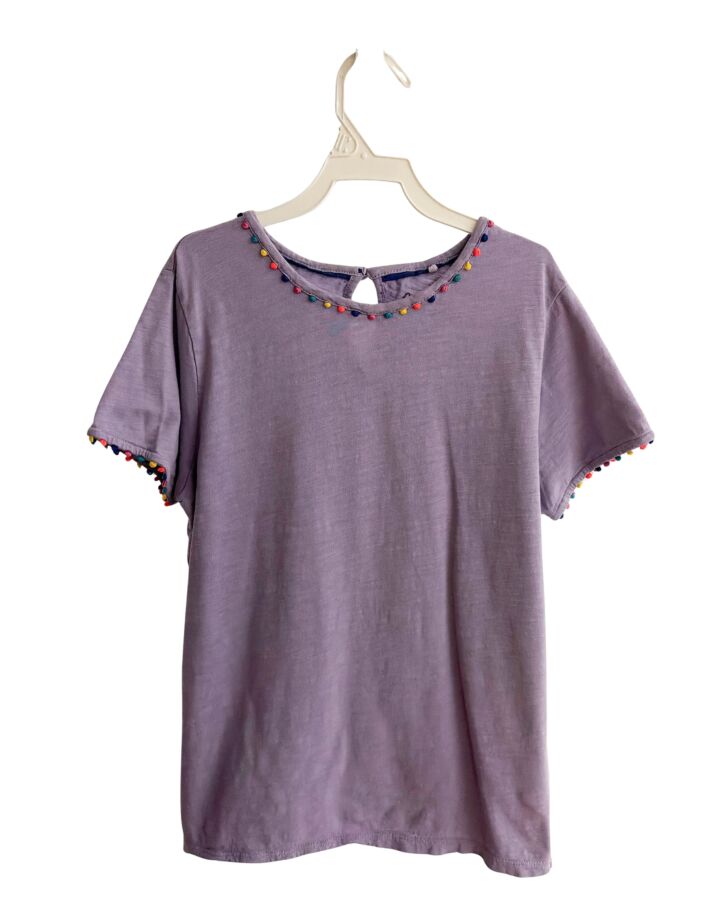 MINI BODEN  PURPLE    KNIT SS SHIRT