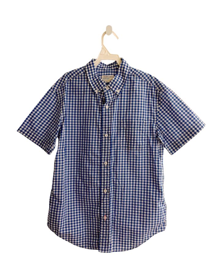 CREWCUTS  BLUE  GINGHAM  DRESS SHIRT