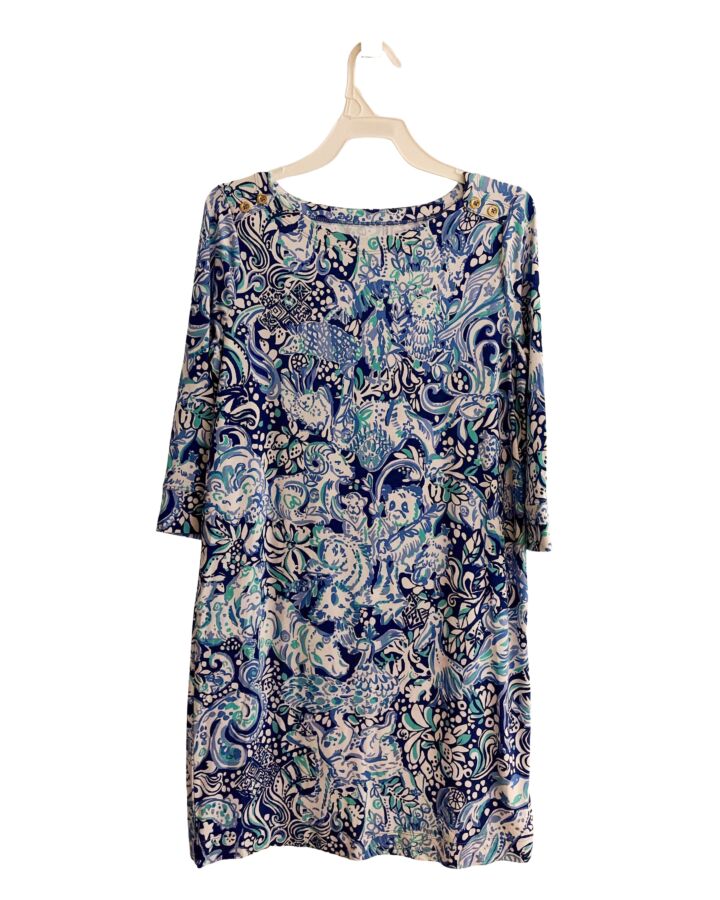 LILLY PULITZER  BLUE    KNIT DRESS