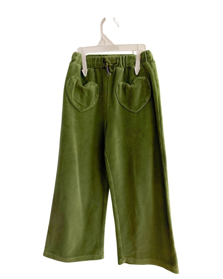 MINI BODEN  GREEN VELOUR   PANTS