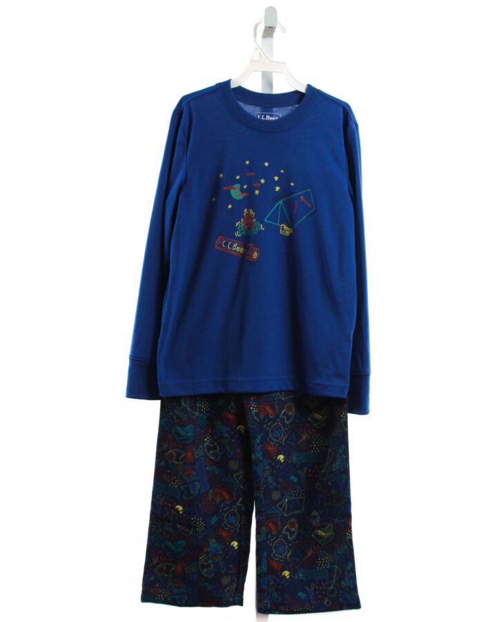 L.L. BEAN  BLUE   PRINTED DESIGN LOUNGEWEAR