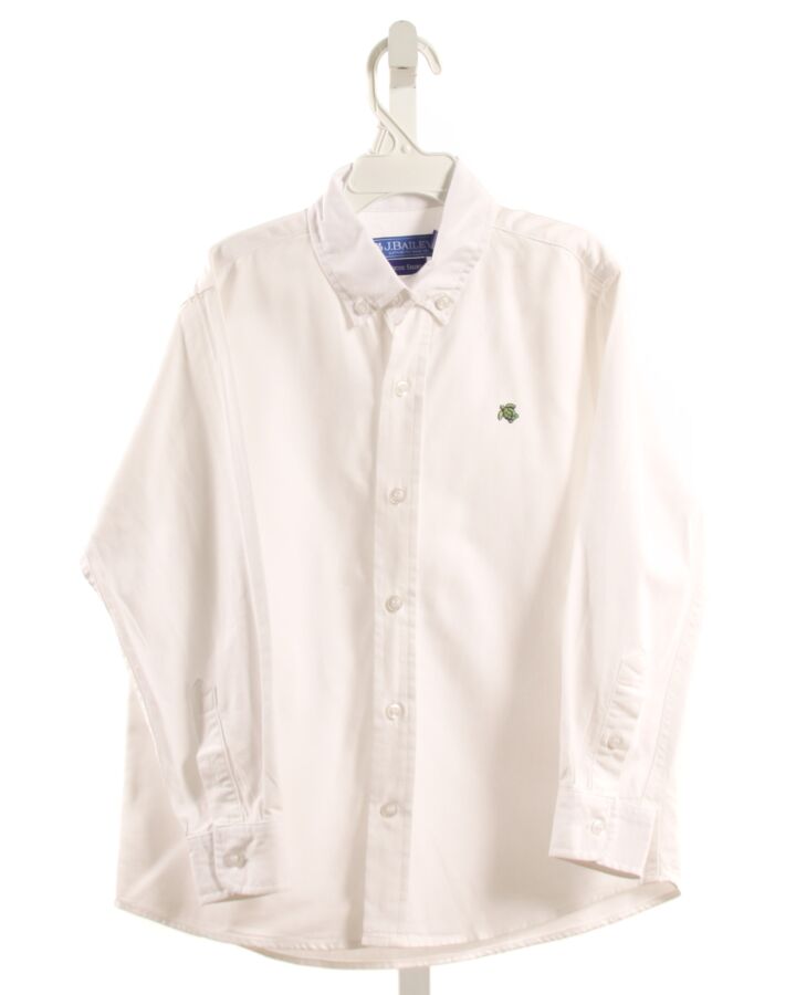 J. BAILEY  WHITE    DRESS SHIRT