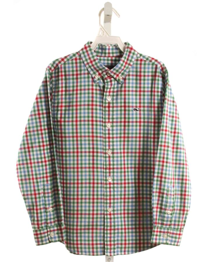 VINEYARD VINES  MULTI-COLOR  PLAID  DRESS SHIRT
