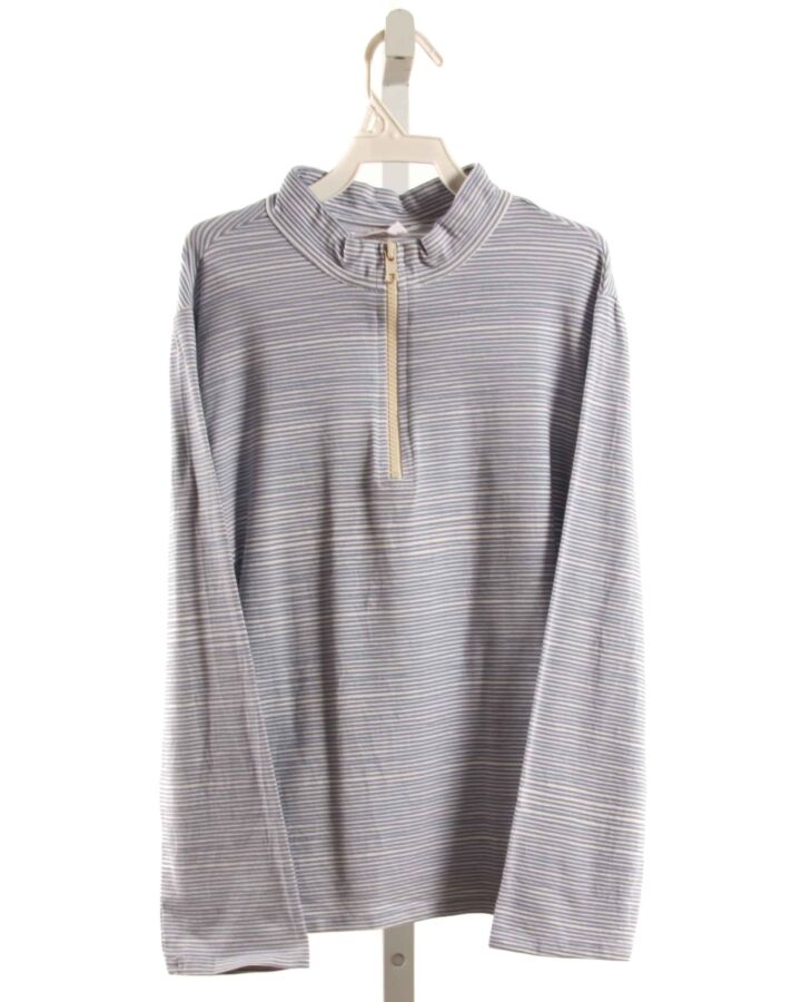 HANNAH KATE  LT BLUE  STRIPED  PULLOVER