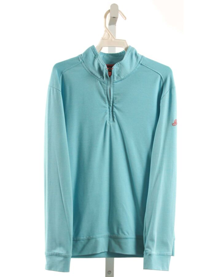 JOHNNIE-O  AQUA    PULLOVER