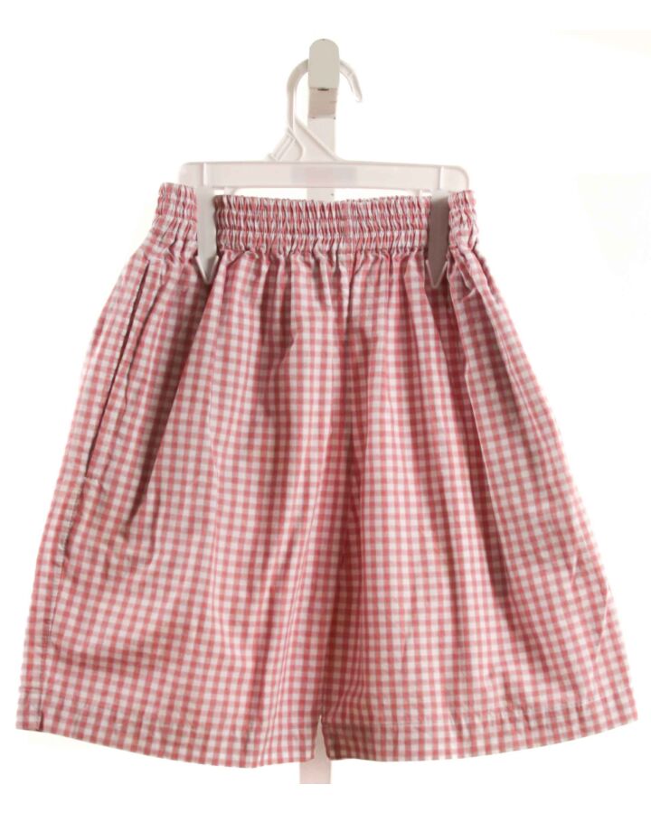 PIPPERS  RED  WINDOWPANE  SHORTS