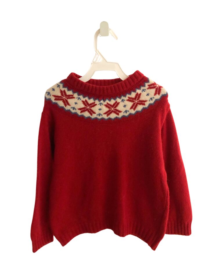 LA COQUETA  RED WOOL   SWEATER