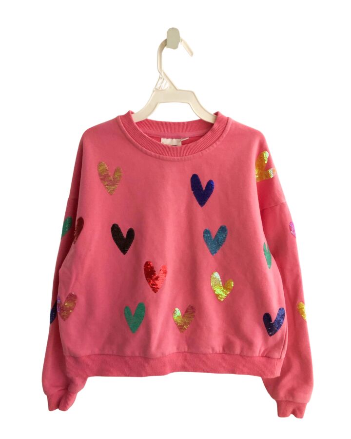 QUEEN OF SPARKLES  HOT PINK   SEQUINED PULLOVER